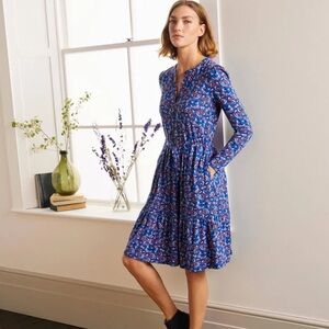 BODEN Nancy Tiered Jersey Dress